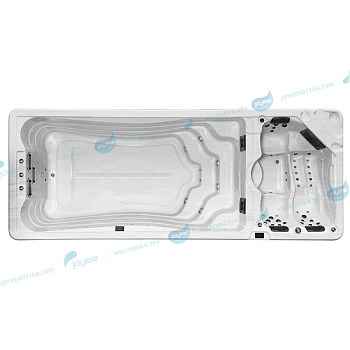 Плавательный СПА бассейн с турбопротивотоком Joyee Provence Plus 660x225xh156 см